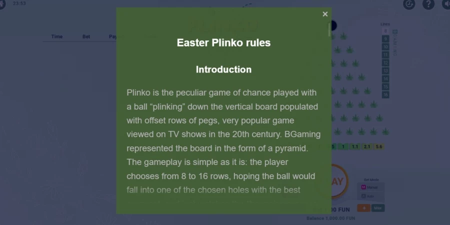 Plinko online